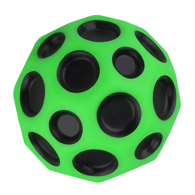 Спортивні активні ігри - М'яч-стрибун Waboba Moon ball Galaxy зелений з чорним (321C99_A/3)#2