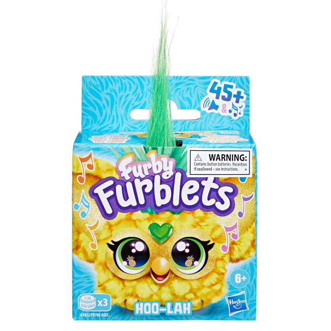 Персонажі мультфільмів - Інтерактивна іграшка Furby Furblets Hoo-Lah (F9703/G1612)#2