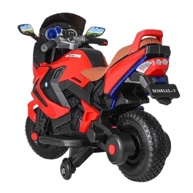 Електромобілі - Мотоцикл Bambi Racer червоний (M 3681AL-3)#4