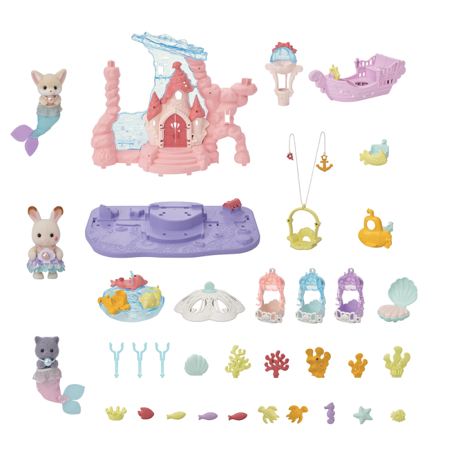 Фігурки тварин - Ігровий набір Sylvanian Families Замок для русалоньок (5715)#2