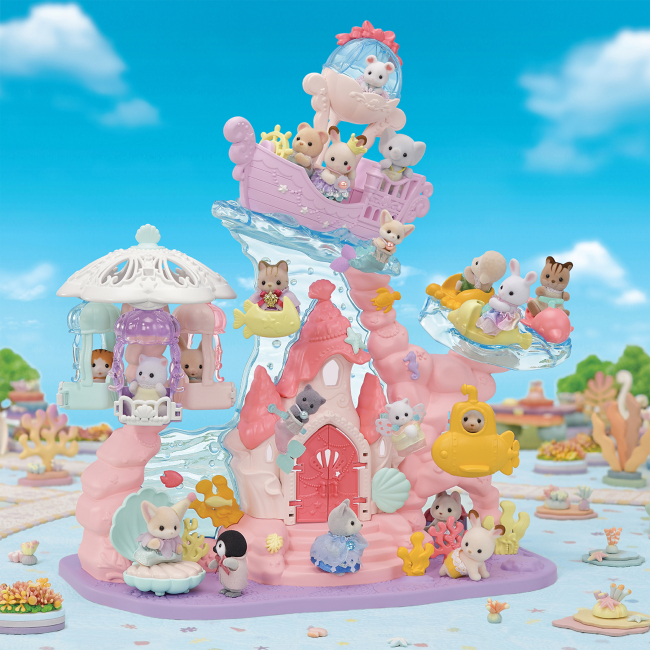 Фігурки тварин - Ігровий набір Sylvanian Families Замок для русалоньок (5715)#4