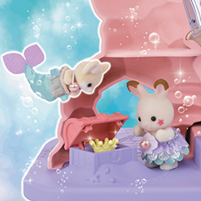 Фігурки тварин - Ігровий набір Sylvanian Families Замок для русалоньок (5715)#6