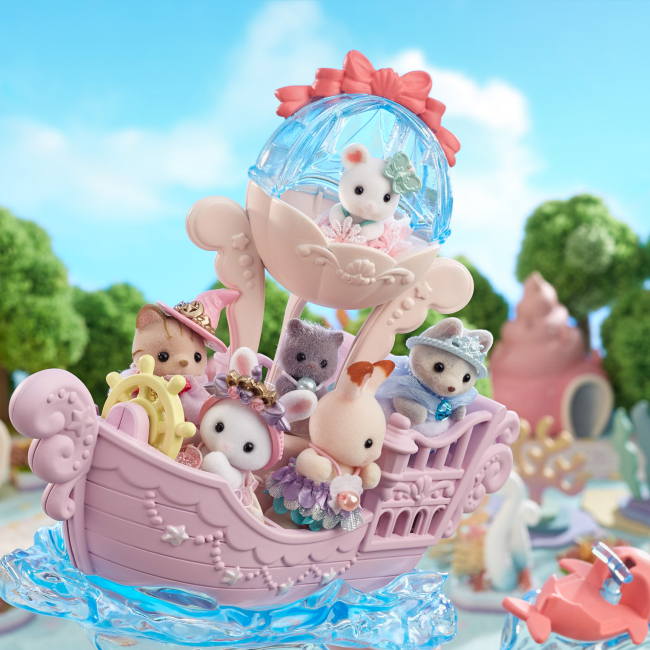 Фігурки тварин - Ігровий набір Sylvanian Families Замок для русалоньок (5715)#7