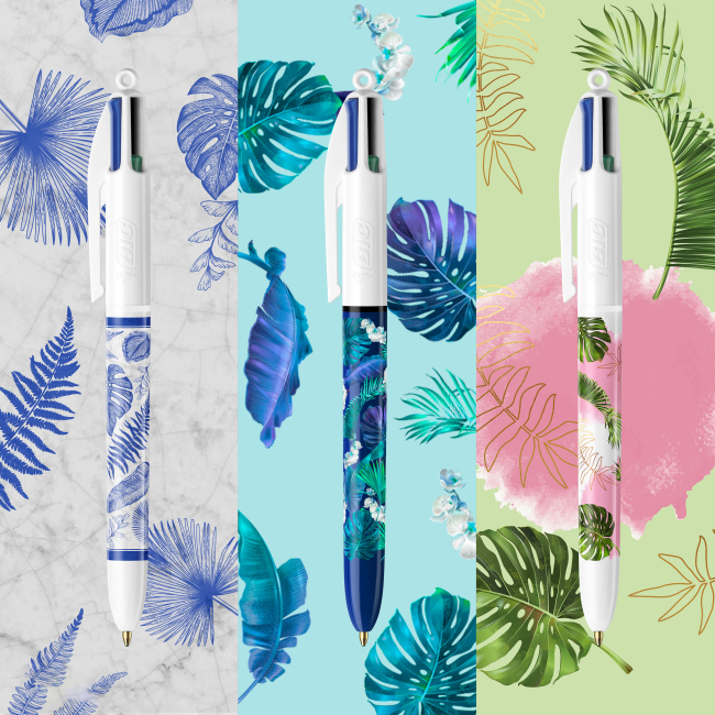 Канцтовари - Ручка BIC Colours Botanical 4 в 1 в асортименті (bc503774)#5