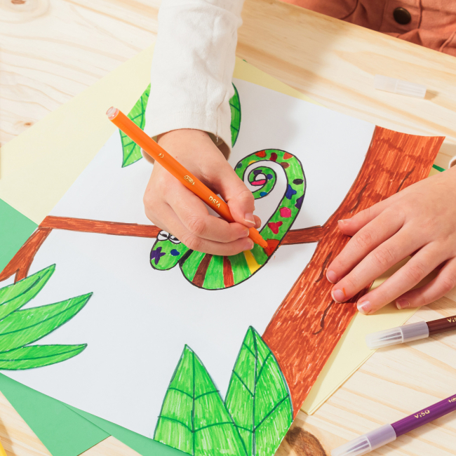 Канцтовари - Фломастери BIC Kids Visa 880 12 кольорів (bc525443)#7