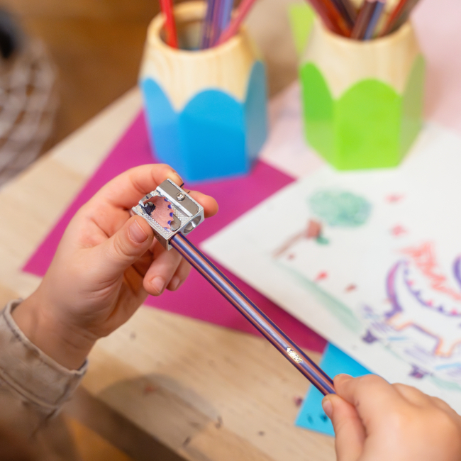 Канцтовари - Олівці кольорові BIC Kids Evolution stripes 12 штук (bc9505221)#5