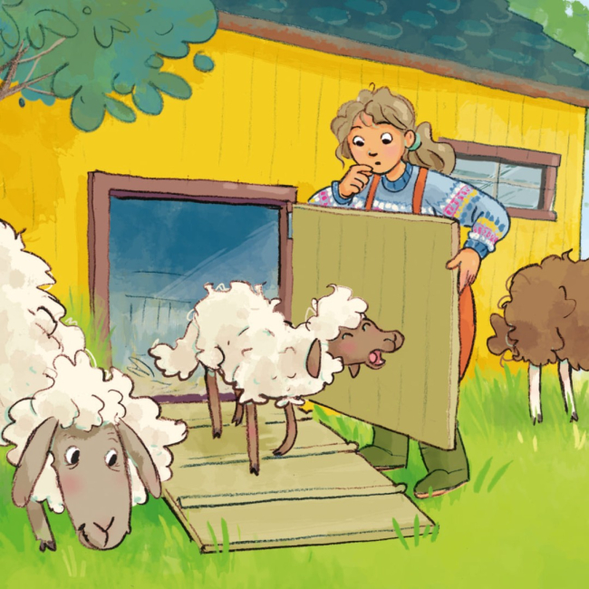 Книги-картинки для дітей (2-6 років) - Книжка «Найбарвистіша отара овець у світі» (9786177781966)#4