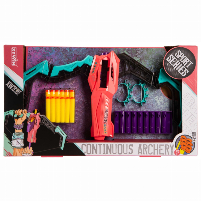 Стрілецька зброя - Ігровий набір DIY Toys Арбалет Рожева Акула (CJ-2376868)#7