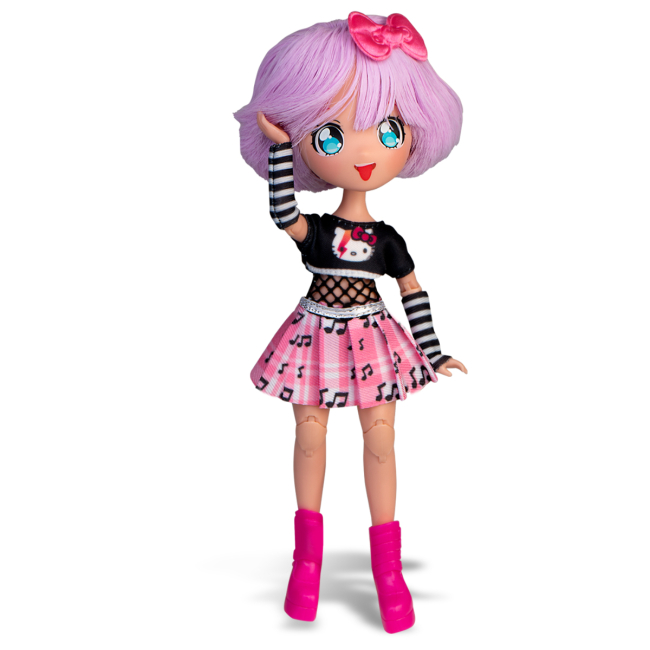 Ляльки - Лялька 4SF Manga Dolls Hello Kitty Тедді Рок (HKTF0100)#3