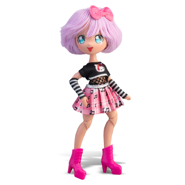 Ляльки - Лялька 4SF Manga Dolls Hello Kitty Тедді Рок (HKTF0100)#4