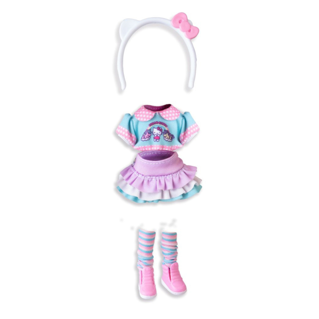 Ляльки - Лялька 4SF Manga Dolls Hello Kitty Стильна Цукерочка-єдиноріг (HKTF2000)#4