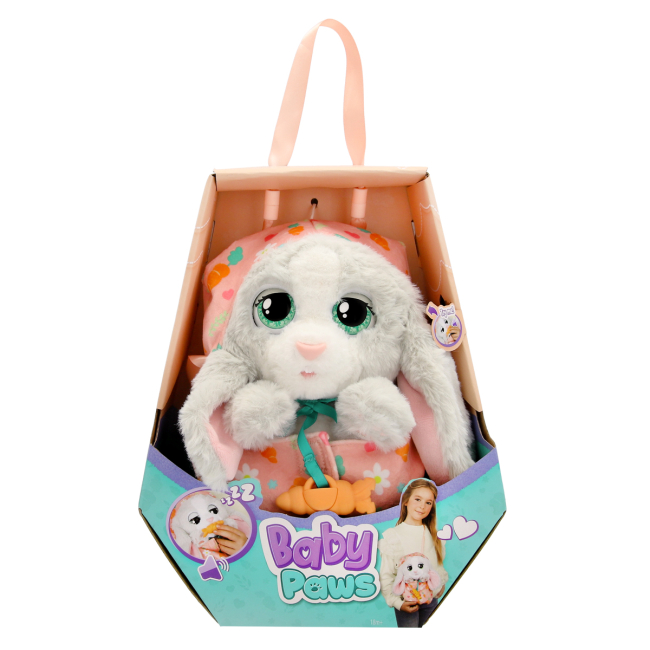М'які тварини - Інтерактивна іграшка Baby Paws Зайченя (927124IM)#5