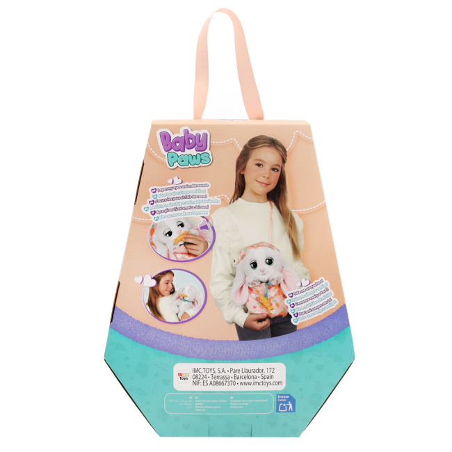 М'які тварини - Інтерактивна іграшка Baby Paws Зайченя (927124IM)#7