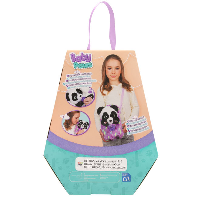 М'які тварини - Інтерактивна іграшка Baby Paws W3 Малюк панда (927667IM)#7