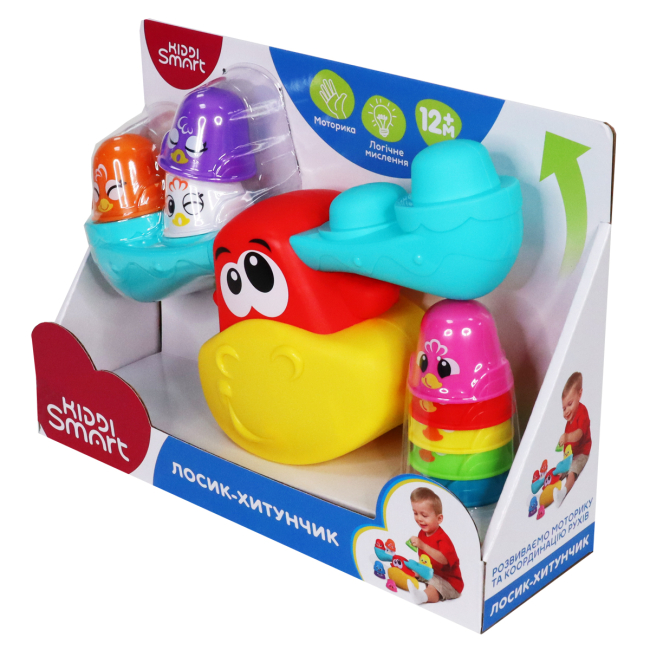 Розвивальні іграшки - Розвивальна іграшка Kiddi Smart Лосик-хитунчик (4553-KS)#4