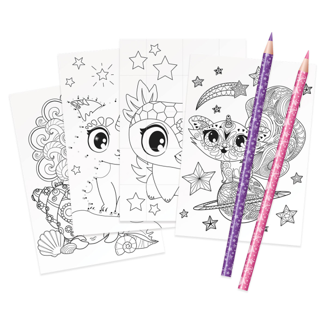 Пенали та гаманці - Пенал Nebulous stars S2 Естрелія з наповненням (12608)#2