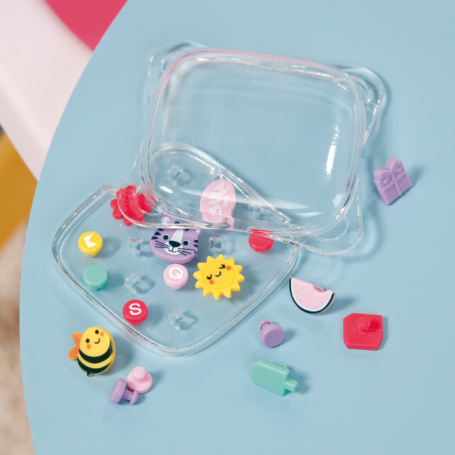 Одяг та аксесуари - Нагрудник для ляльки Baby Born Pinplay Стильне годування (837221)#3