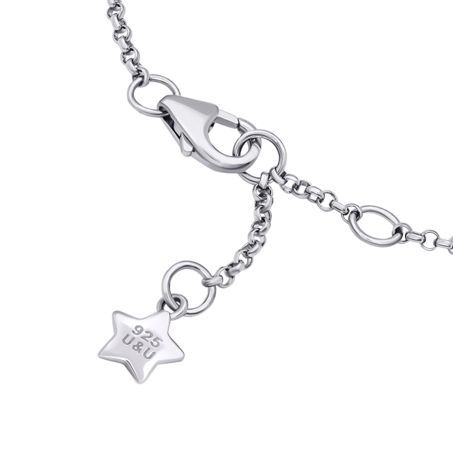 Ювелірні прикраси - Браслет UmaUmi Flowers Ромашка кольорова з різнобарвною емаллю та фіанітами (2210000018532)#3