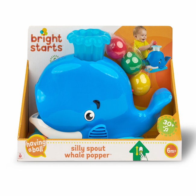 Розвивальні іграшки - Музична іграшка Bright Starts Silly spout whale popper (10934)#2