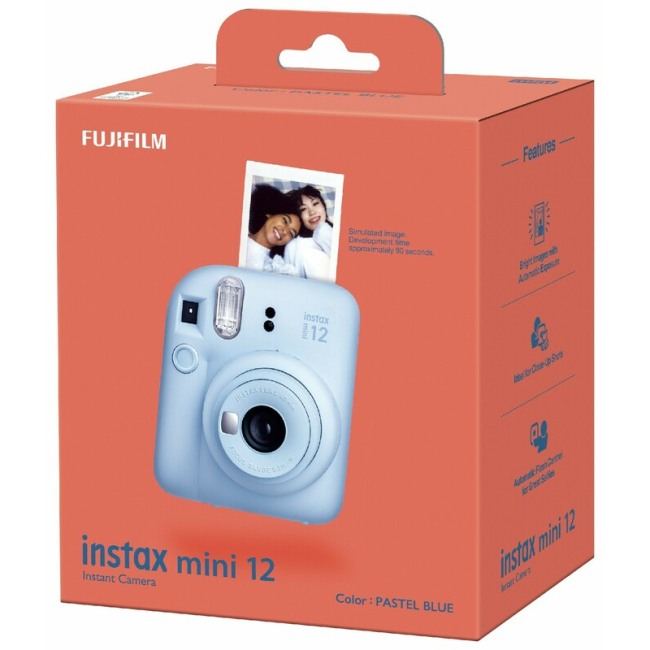 Фотоапарати - Фотокамера миттєвого друку Fujifilm INSTAX Mini 12 BLUE (16806092)#8