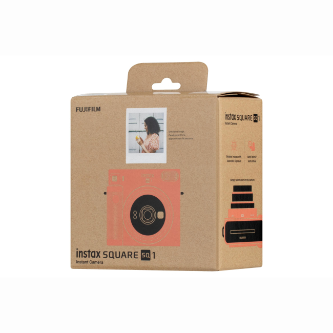 Фотоапарати - Фотокамера миттєвого друку Fujifilm INSTAX SQ 1 TERRACOTTA ORANGE (16672130)#6