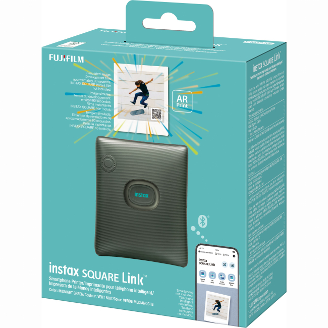 Фотоапарати - Фотопринтер Fujifilm INSTAX SQ Link Green (16785482)#6
