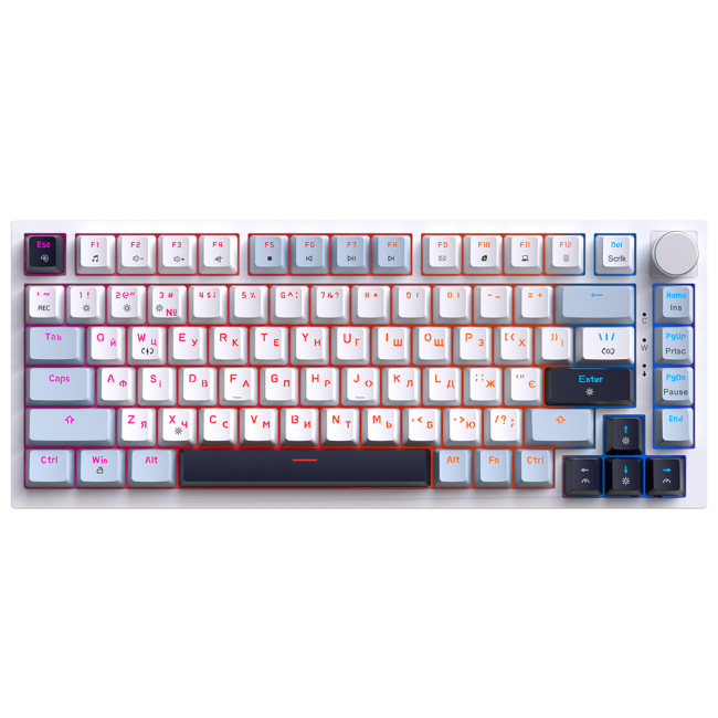 Клавіатура і миші - Клавіатура GamePro Genesis Warden outemu switches (MK160BL)#2