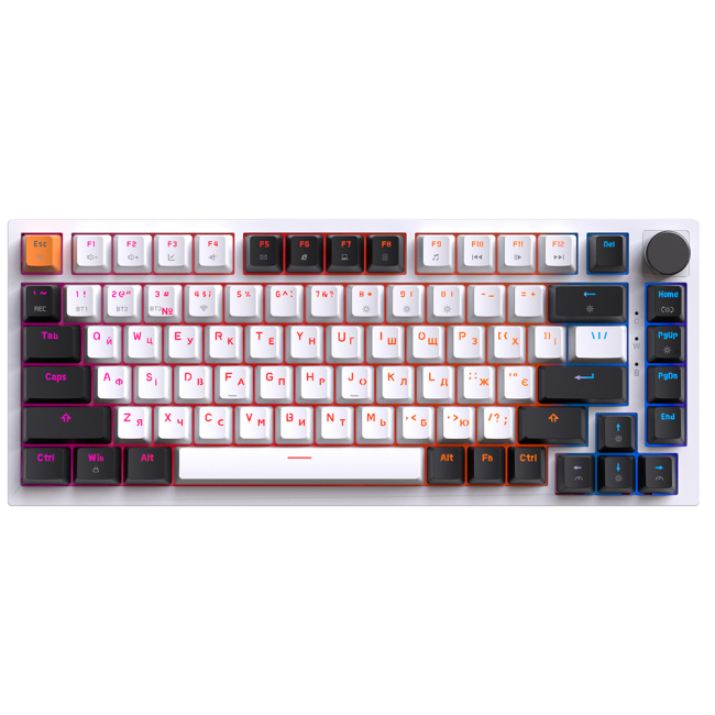 Клавіатура і миші - Клавіатура GamePro Asgard Valhalla 75% RGB (MK160W Pro)#2