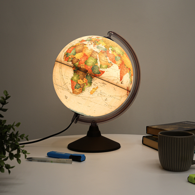 Навчальні іграшки - Глобус Tecnodidattica Marco Polo з підсвіткою 25 см (0325MPANUCLMFL4B)#6