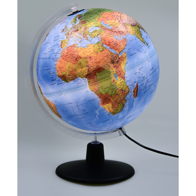 Навчальні іграшки - Глобус Tecnodidattica Alto з рельєфом та підсвіткою 30 см (0333ALFGUCLNF046)#7