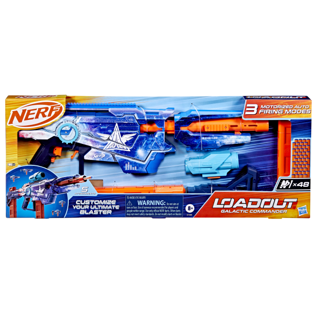 Помпова зброя - Бластер Nerf Loadout Galactic commander (G1580)#4