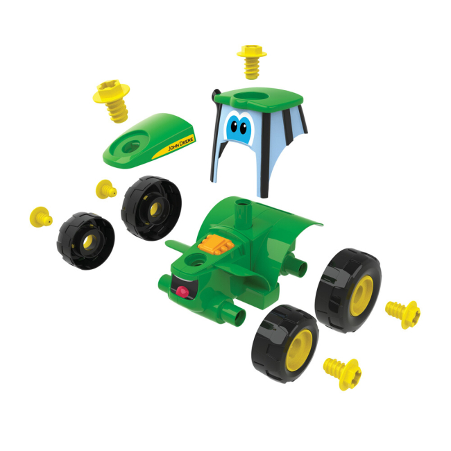 Конструктори з унікальними деталями - Ігровий набір Tomy John Deere kids Створи трактор (124687)#2