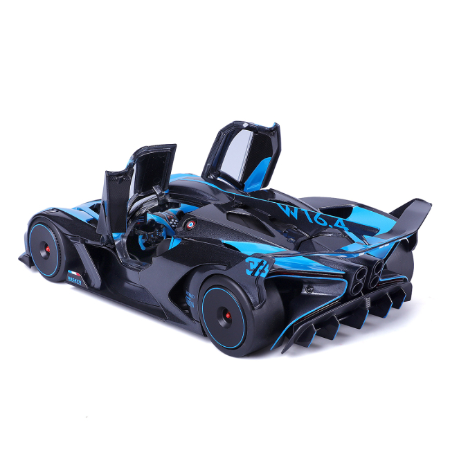 Автомоделі - Автомодель Bburago Bugatti Bolide чорно-синій (18-11047 BU)#5