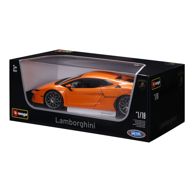 Автомоделі - Автомодель Bburago Lamborghini Temerario помаранчевий (18-11052Or)#7