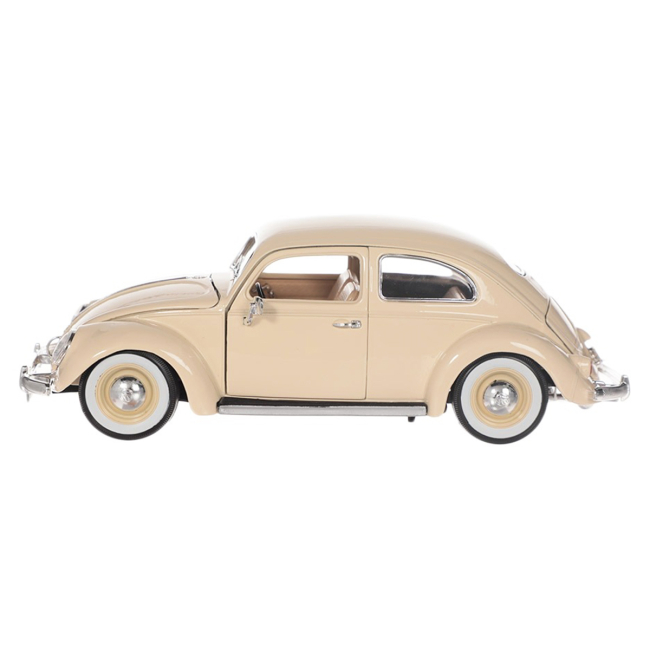 Автомоделі - Автомодель Bburago Volkswagen Kafer Beetle 1955 бежевий (18-12029 CM)#4