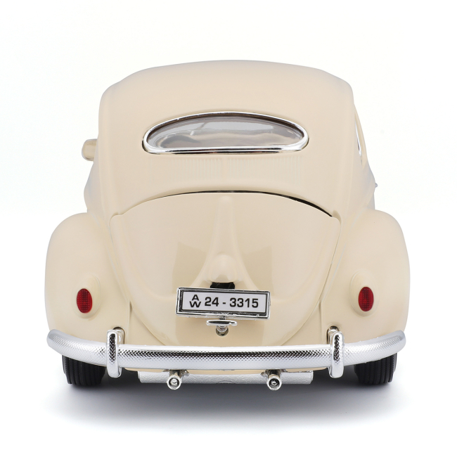 Автомоделі - Автомодель Bburago Volkswagen Kafer Beetle 1955 бежевий (18-12029 CM)#6