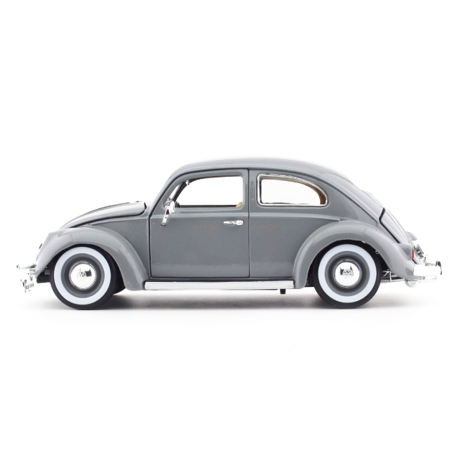 Автомоделі - Автомодель Bburago Volkswagen Kafer Beetle 1955 сірий (18-12029 GY)#4