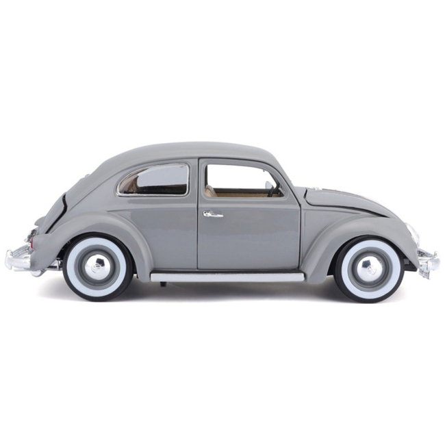 Автомоделі - Автомодель Bburago Volkswagen Kafer Beetle 1955 сірий (18-12029 GY)#5