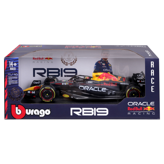Автомоделі - Автомодель Bburago Oracle Red bull Racing RB19 (18-18003 (#1))#4
