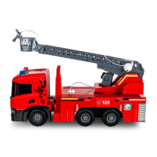 Транспорт і спецтехніка - Автомодель TechnoDrive Super Big Truck Пожежна машина Scania (5005KS)#2