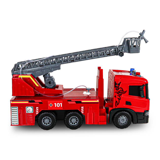 Транспорт і спецтехніка - Автомодель TechnoDrive Super Big Truck Пожежна машина Scania (5005KS)#3