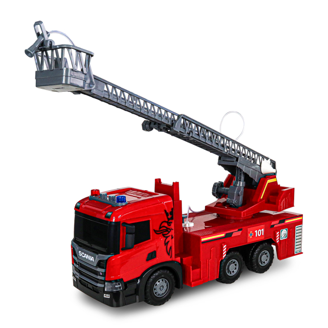 Транспорт і спецтехніка - Автомодель TechnoDrive Super Big Truck Пожежна машина Scania (5005KS)#5