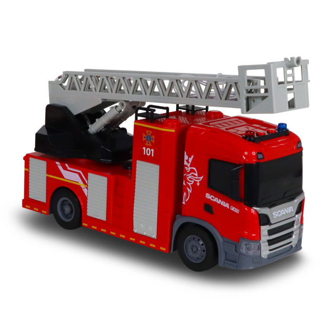 Транспорт і спецтехніка - Автомодель TechnoDrive Big truck Пожежна машина Scania (6407KS)#2