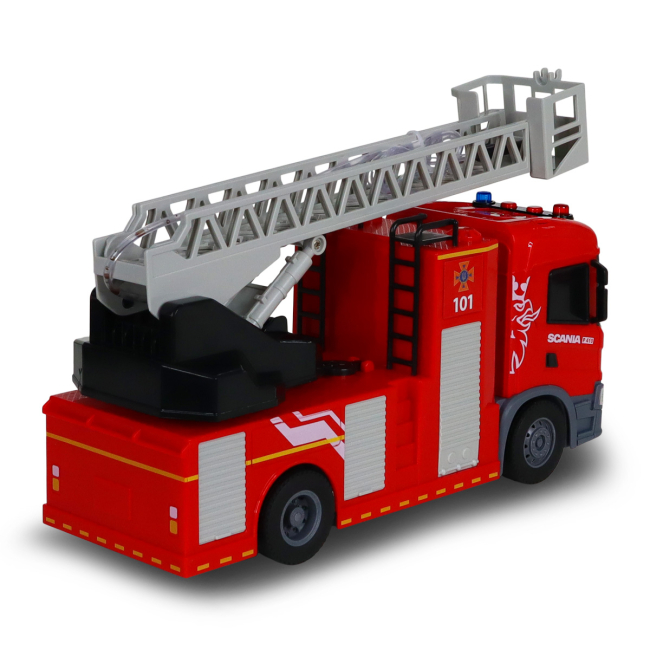 Транспорт і спецтехніка - Автомодель TechnoDrive Big truck Пожежна машина Scania (6407KS)#5