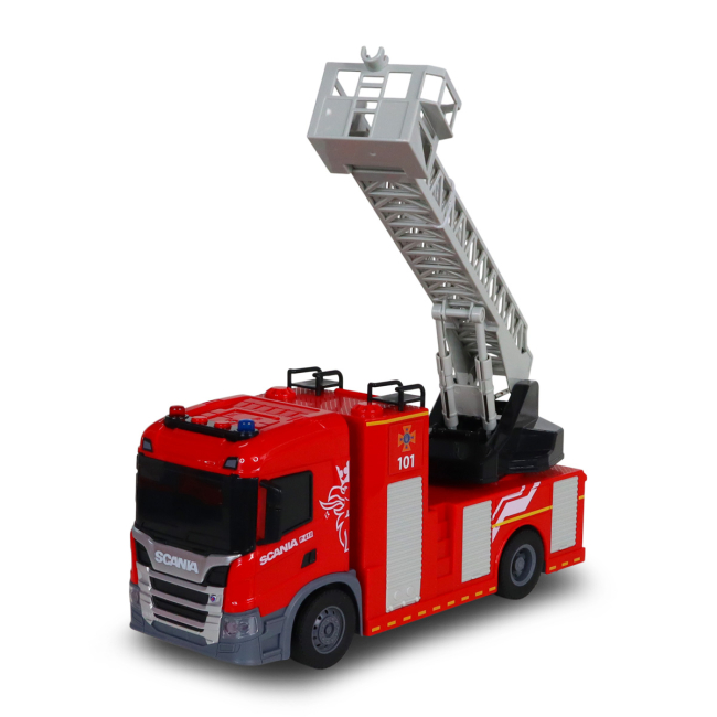 Транспорт і спецтехніка - Автомодель TechnoDrive Big truck Пожежна машина Scania (6407KS)#7