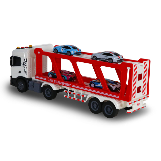 Транспорт і спецтехніка - Ігровий набір TechnoDrive Large truck Автоперевізник Scania (6414KS)#4