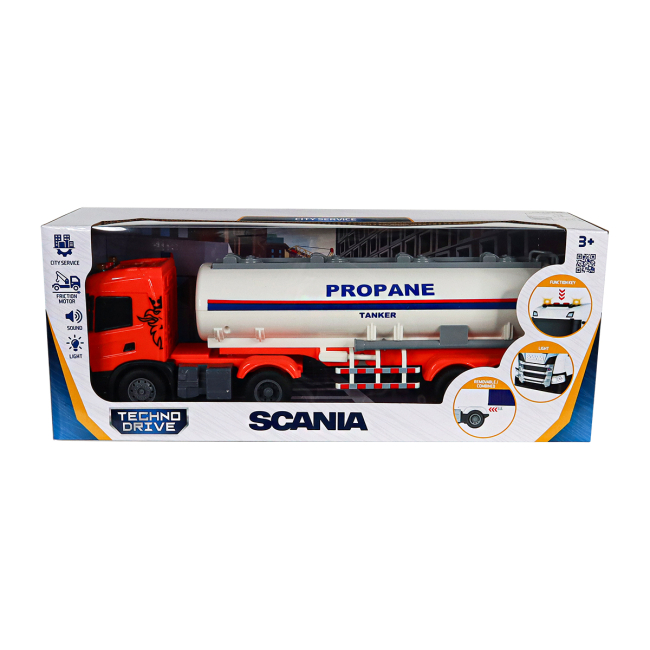 Транспорт і спецтехніка - Автомодель TechnoDrive Large truck Автоцистерна Scania (6418KS)#8