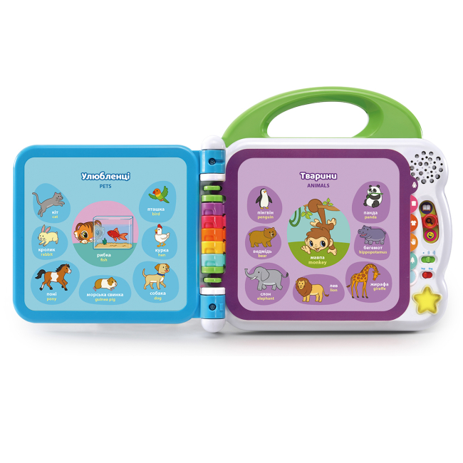 Навчальні іграшки - Розвивальна іграшка Vtech Англо-український словничок 100 слів (80-601576)#2