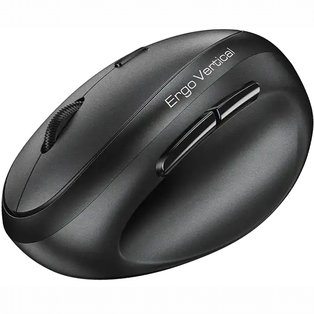 Клавіатура і миші - Миша Genius Ergo 8350S Silent AI WL чорна (31030041400)#3