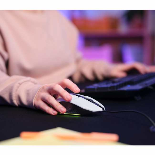 Клавіатура і миші - Мишка Trust GXT 109 Felox RGB USB-A біла (25066_TRUST)#8